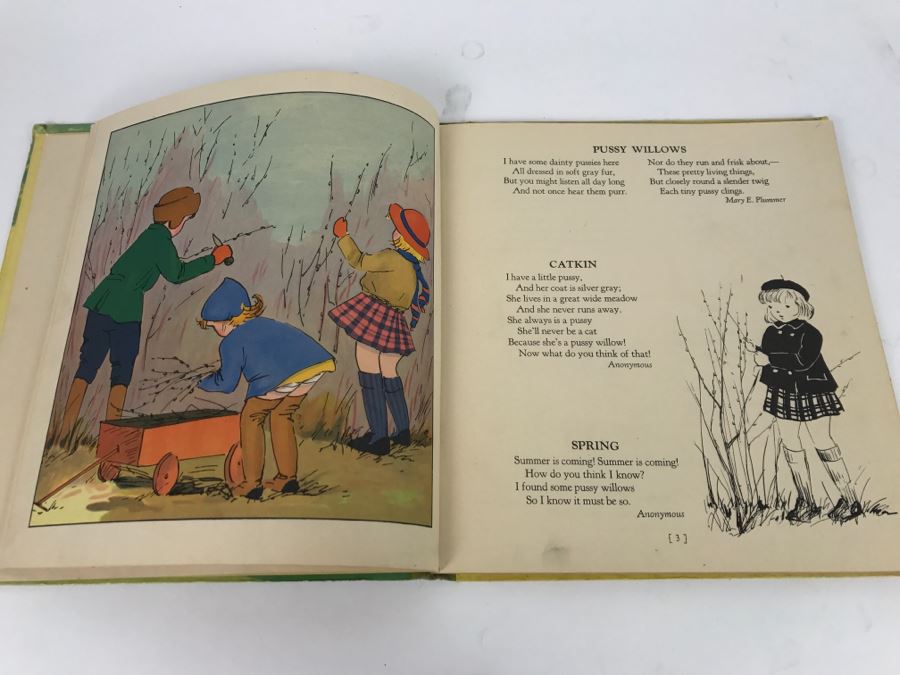 Vintage Book Romney Gay’s Picture Book Of Poems - Grosset And Dunlap Publishers, Copyright 1940 By Phillis I Britcher [Photo 5]