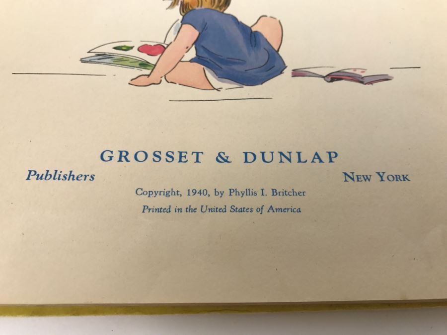 Vintage Book Romney Gay’s Picture Book Of Poems - Grosset And Dunlap Publishers, Copyright 1940 By Phillis I Britcher [Photo 4]