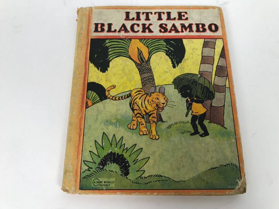 Vintage Book Little Black Sambo Also The Gingerbread Man Also Titty Mouse And Tatty Mouse - Copyright MCMXXVII Rand McNally and Company Chicago