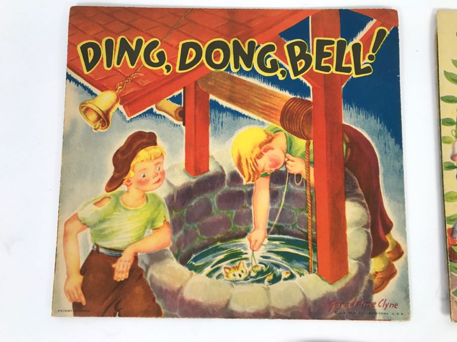 Vintage Pop Up Books In Great Condition - Ding Dong Bell!, Mistress Mary, And Mary’s Lamb By Geraldine Clyne, Copyright J.S. Fub Company [Photo 5]