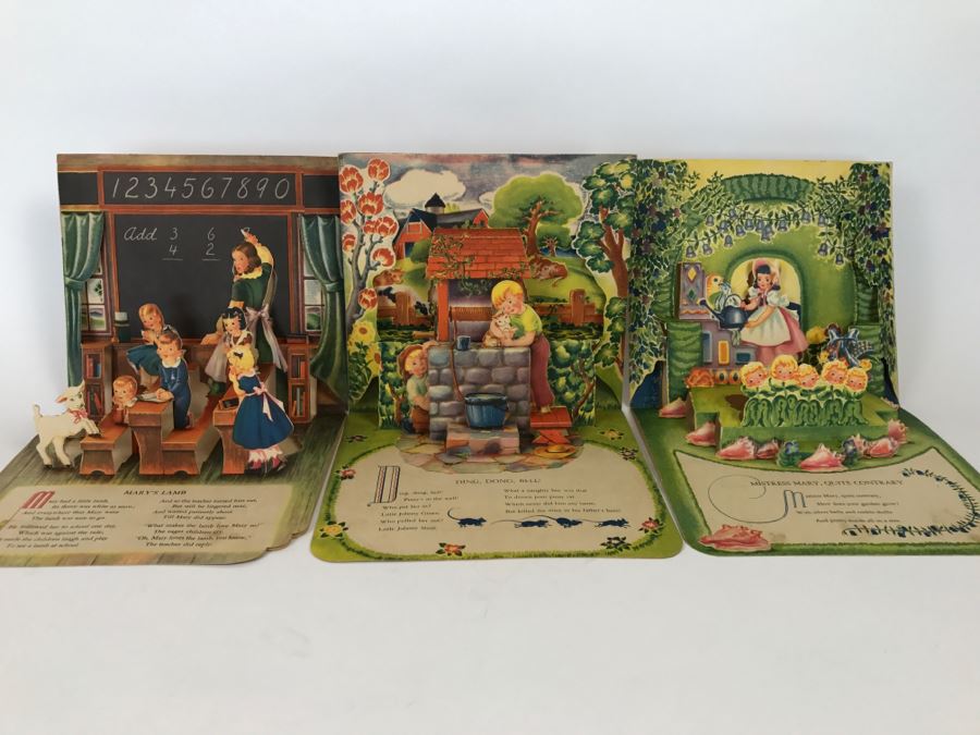 Vintage Pop Up Books In Great Condition - Ding Dong Bell!, Mistress ...