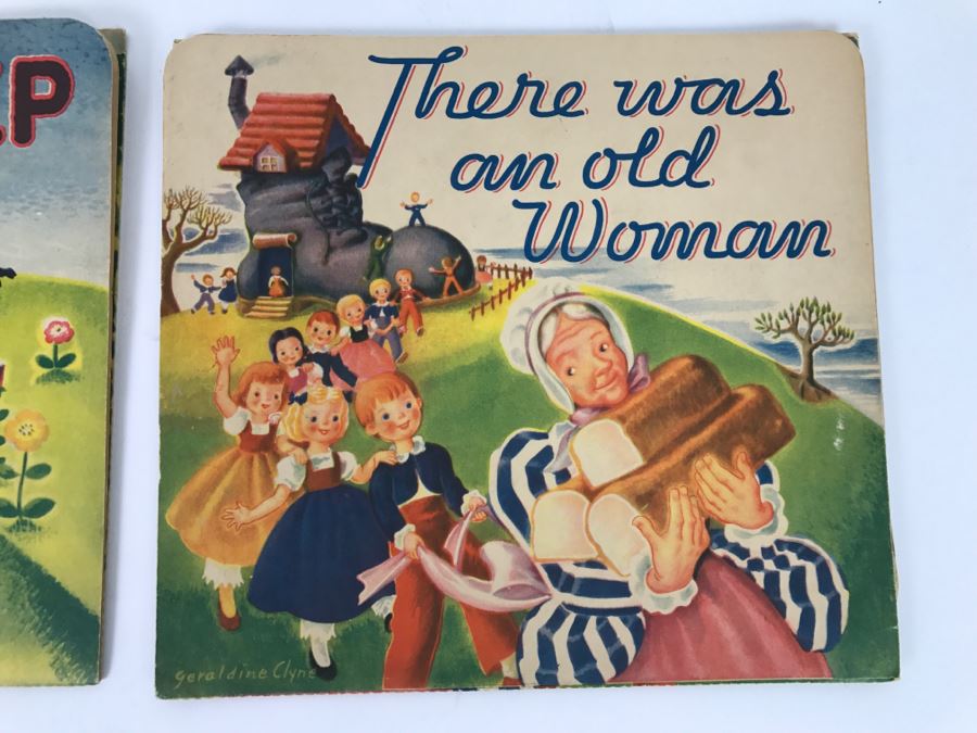 Vintage Pop Up Books In Great Condition - Baa Baa Black Sheep And There Was An Old Woman By Geraldine Clyne, Copyright J.S. Fub Company [Photo 4]