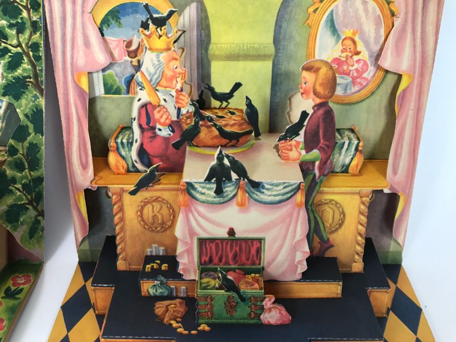 Vintage Pop Up Books In Great Condition - Hey Diddle Diddle And Sing A Song Of Sixpence By Geraldine Clyne, Copyright J.S. Fub Company [Photo 7]