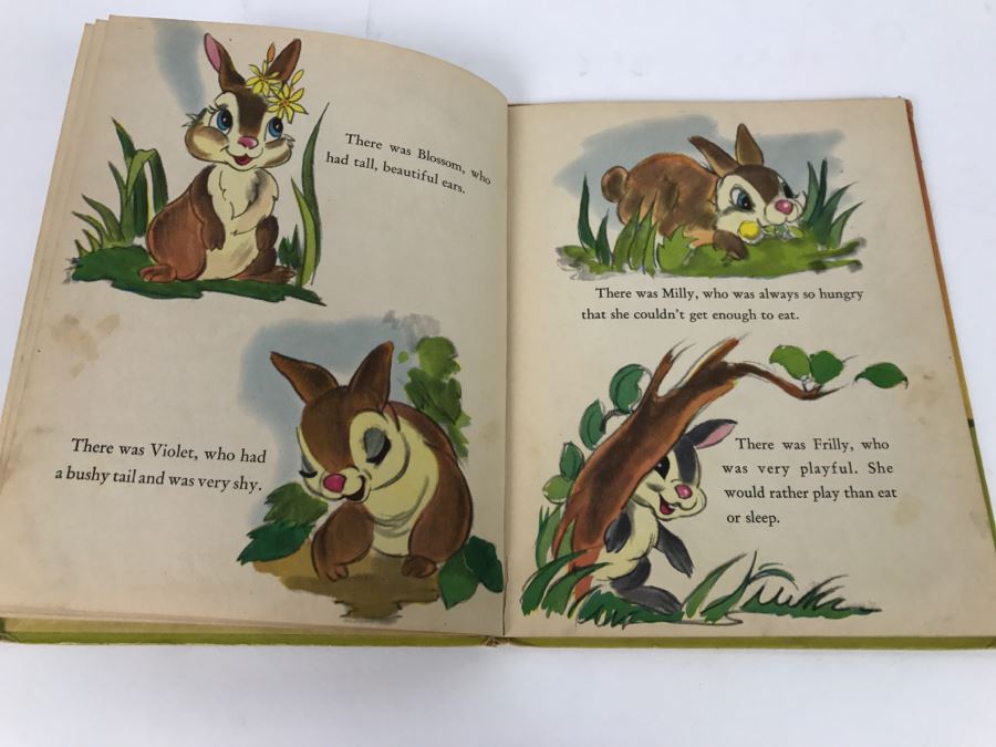 Vintage Book Walt Disney’s Thumper - Grosset And Dunlap Publishers - Copyright 1941, 1942 By Walt Disney Productions  [Photo 7]
