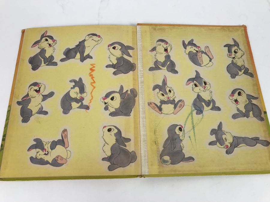 Vintage Book Walt Disney’s Thumper - Grosset And Dunlap Publishers - Copyright 1941, 1942 By Walt Disney Productions  [Photo 9]