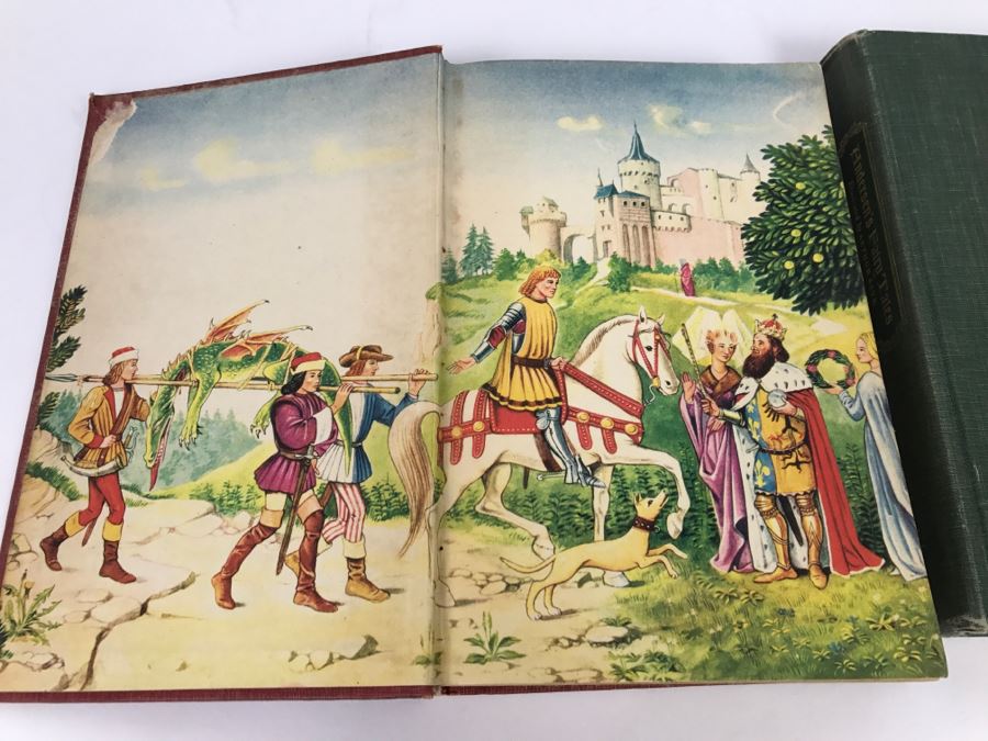Vintage Books - Andersen’s Fairy Tales By Hans Christian Andersen Illustrated By Arthur Szyk And Grimm’s Fairy Tales by The Brothers Grimm Illustrated By Fritz Kredel - Both Copyright MCMXLV By Grosset and Dunlap, Inc [Photo 7]