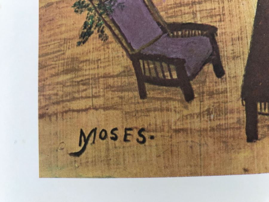 Vintage Book The Night Before Christmas By Clement C. Moore With Pictures By Grandma Moses - Copyright 1948, 1960, 1961 By Grandma Moses, Inc - Published by Random House [Photo 11]