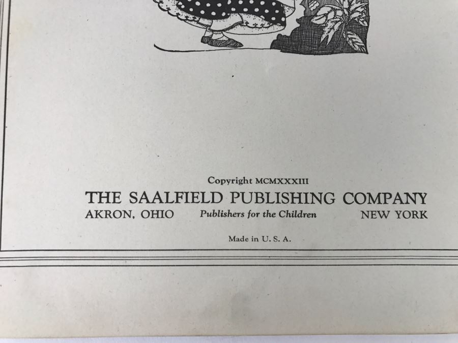 Vintage Books - Bedtime Stories For Wide Awake Children Copyright MCMXXXIX, Round The Mulberry Bush By Marion L. McNeil Copyright MCMXXXIII, And Three Famous Stories Illustrated By Mary Ellisworth Copyright 1941 [Photo 11]