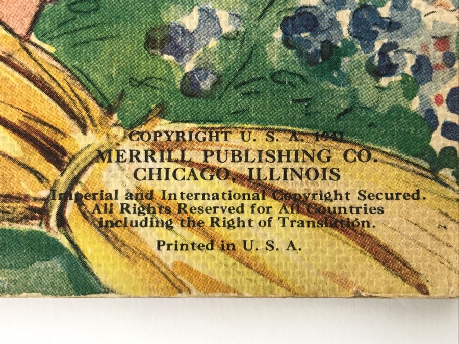 Vintage Book Three Little Pigs - Copyright 1941 Merrill Publishing Company [Photo 3]