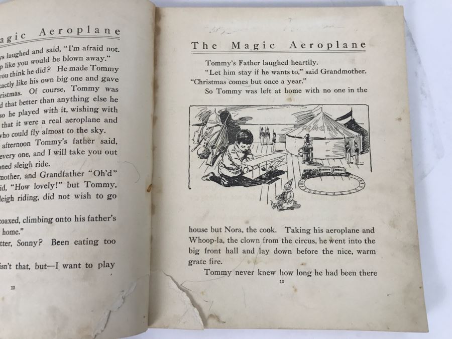 The Magic Aeroplane By Mrs L.R.S. Henderson Illustrated By Emile A. Nelson - Copyright 1911 By The Reilly And Britton Company [Photo 8]