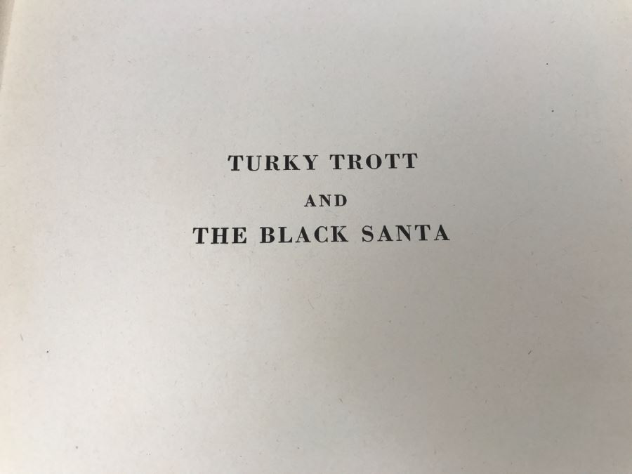 Vintage Book Turky Trott And The Black Santa By Kate Gambold Dyer Illustrated By Janet Robson - Copyright MCMXLII By The Platt And Munk Company, Inc [Photo 3]