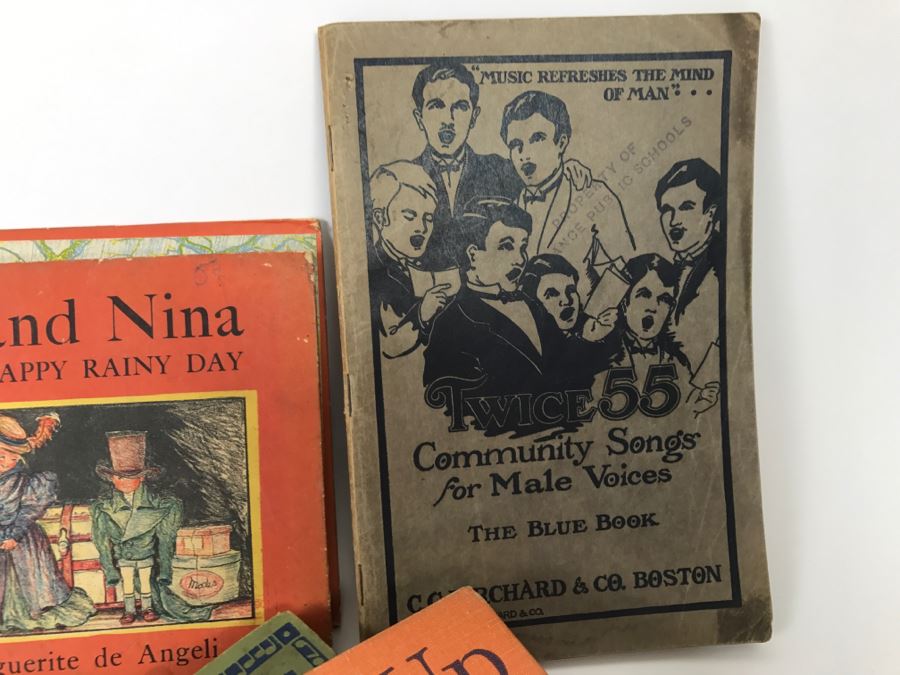 Assorted Vintage Books - Lot of 16 Including Black Beauty, The Angora Twins, Music Books, and First Aid Books Among Others [Photo 15]