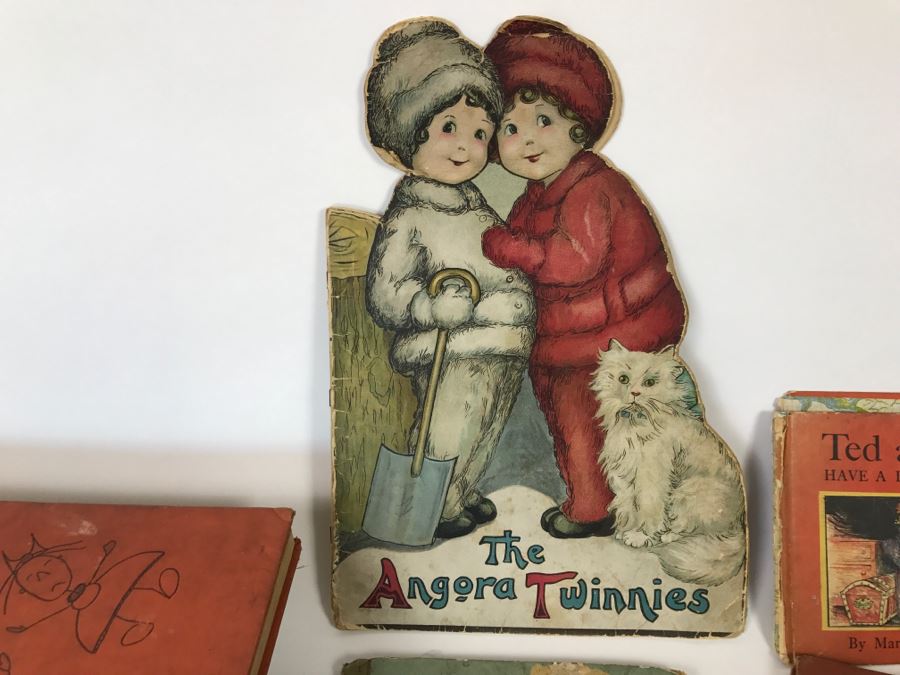 Assorted Vintage Books - Lot of 16 Including Black Beauty, The Angora Twins, Music Books, and First Aid Books Among Others [Photo 3]