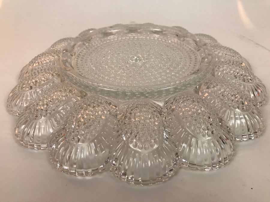 Vintage Glass Egg Plate [Photo 5]