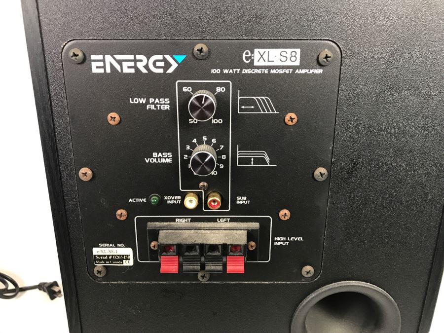 Energy 5.1 Take Classic Home Theater Surround Sound Speakers 5 Speakers Plus Powered Subwoofer [Photo 9]