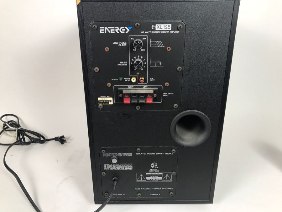 Energy 5.1 Take Classic Home Theater Surround Sound Speakers 5 Speakers Plus Powered Subwoofer [Photo 8]