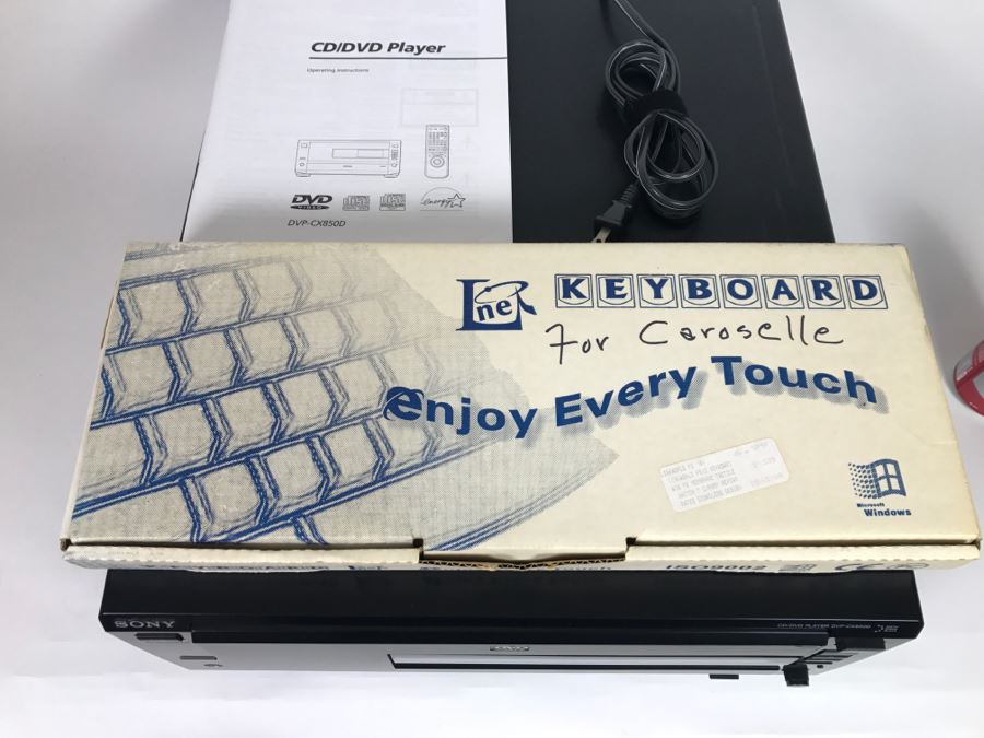 SONY 200 DVD / CD 200 Disc Explorer With Keyboard For Programming DVP-CX850D [Photo 6]
