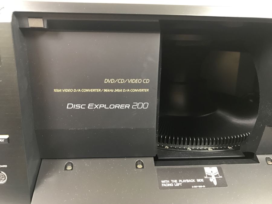 SONY 200 DVD / CD 200 Disc Explorer With Keyboard For Programming DVP-CX850D [Photo 5]