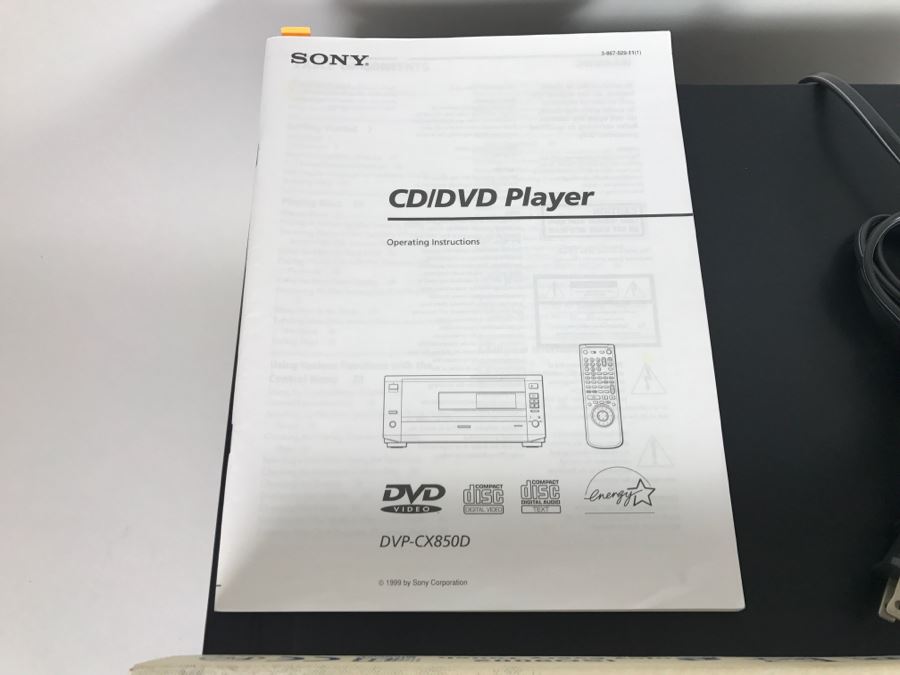 SONY 200 DVD / CD 200 Disc Explorer With Keyboard For Programming DVP-CX850D [Photo 7]