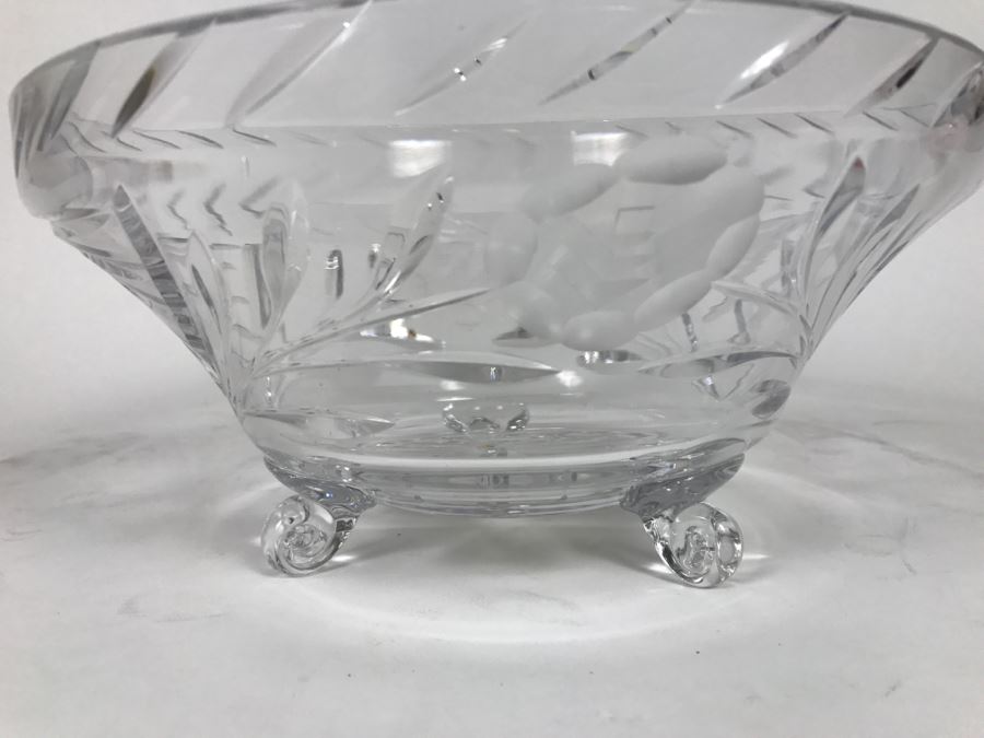 Footed Cut Glass Bowl [Photo 5]