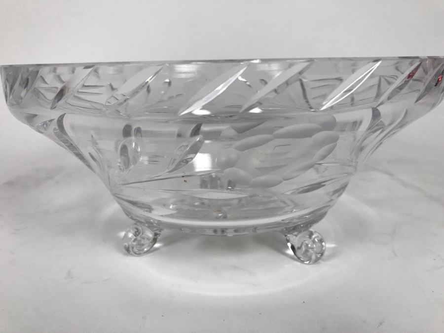 Footed Cut Glass Bowl [Photo 4]