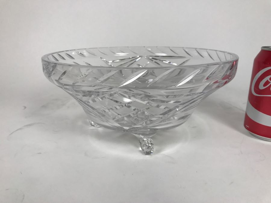 Footed Cut Glass Bowl [Photo 1]