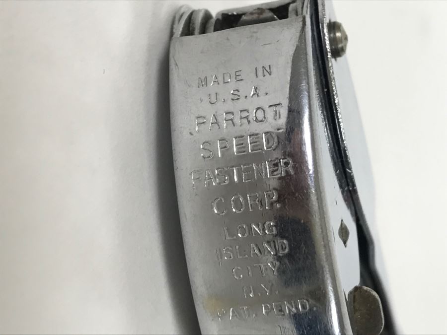 Vintage 3-P Speed Fastener Stapler Parrot Speed Fastener Corp [Photo 8]