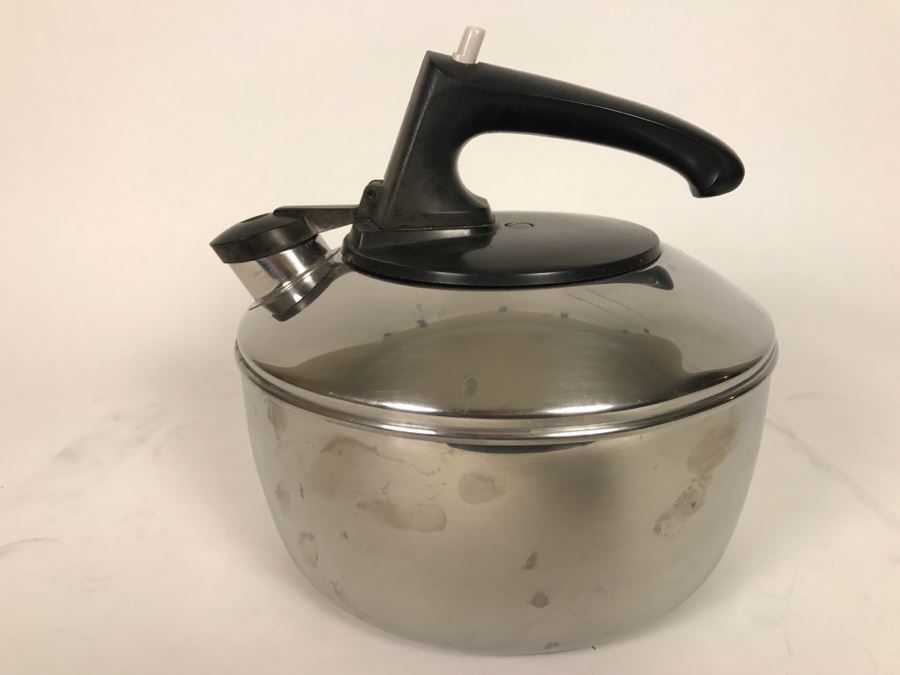 Vintage Stainless Steel Revere Ware Teapot [Photo 1]