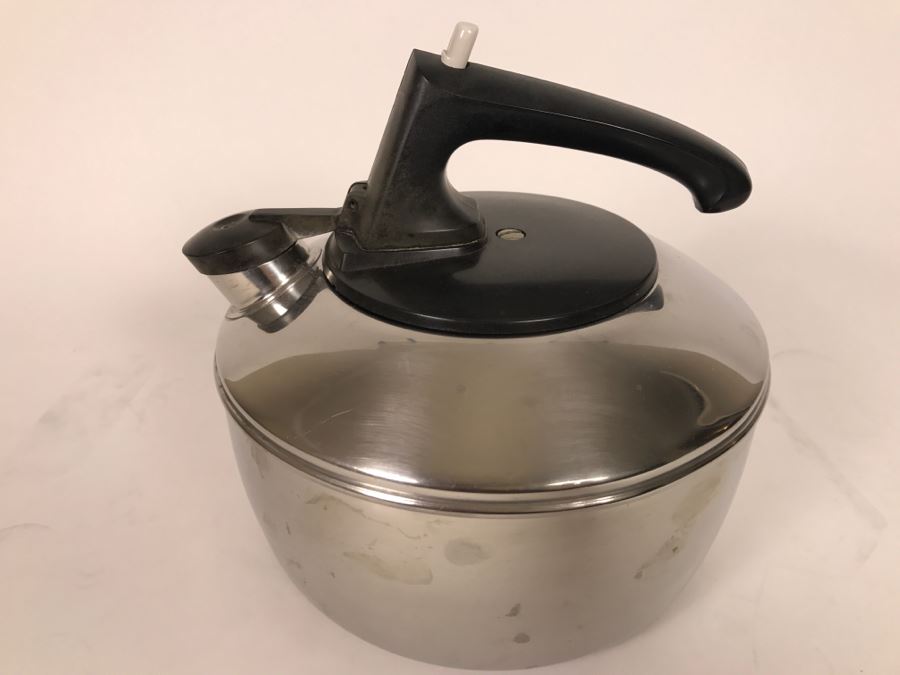 Vintage Stainless Steel Revere Ware Teapot [Photo 2]
