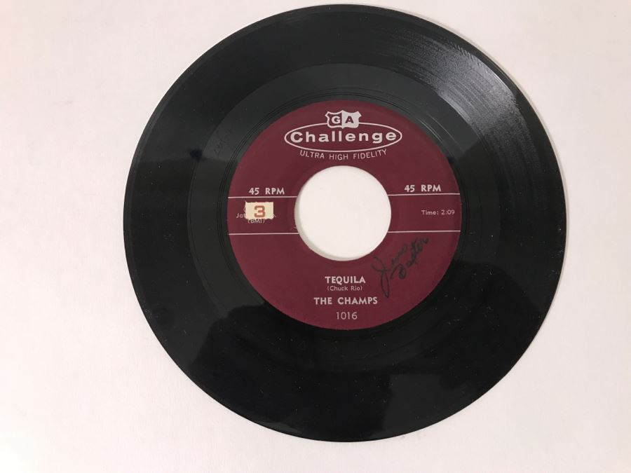 Vintage 45 Vinyl Record Carrying Case With ~14 45RPM Records In Great Condition [Photo 7]