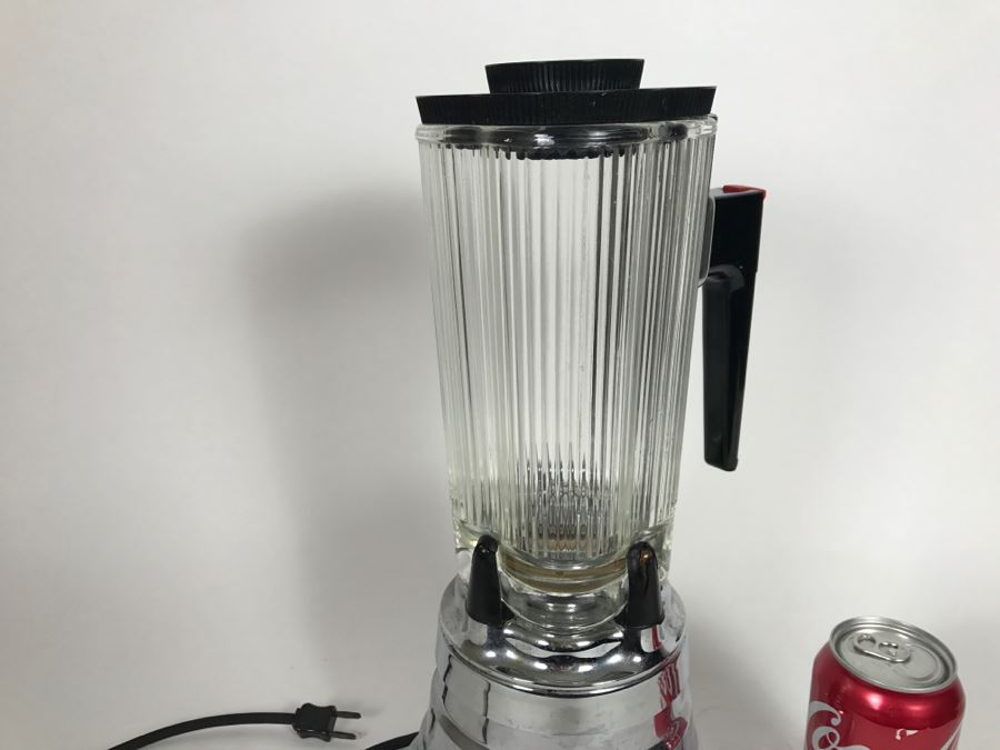 Vintage Chrome Mid Century Waring Imperial Bar Blender 2 Speed [Photo 4]