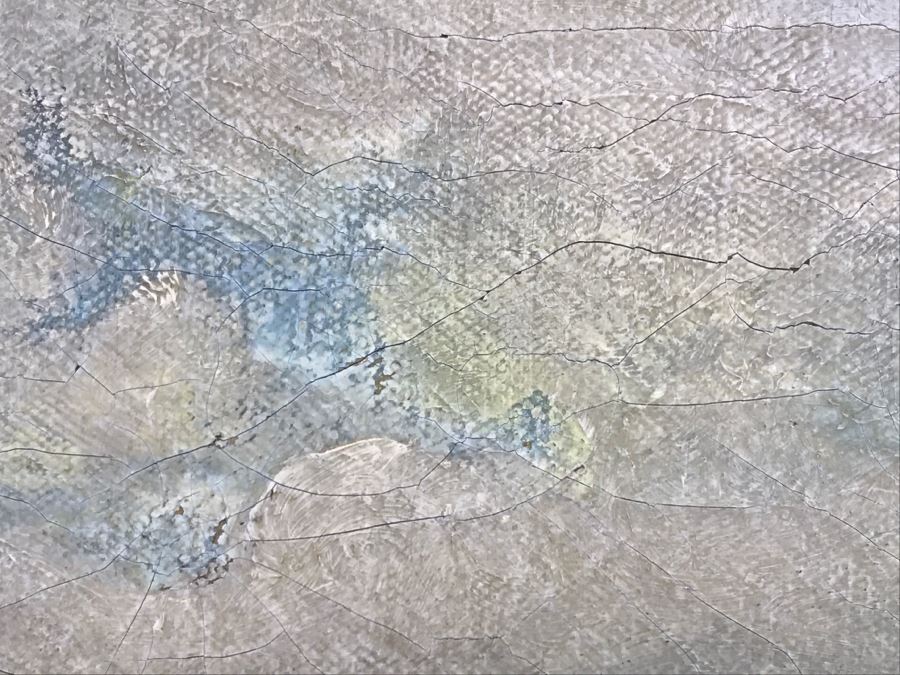 Original Plein Air Oil Painting By E. A. Nyman? 1928 In Stunning Custom Architectural Wooden Shabby Chic Frame 34' x 24' [Photo 11]