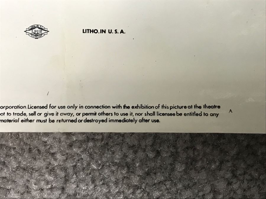 Vintage 1971 Litho Movie Poster 'The Incredible 2 Headed Transplant' - Some Edge Tears 71 Of 116 [Photo 15]