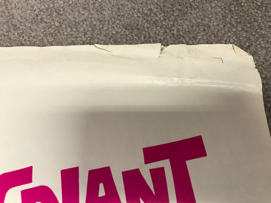 Vintage 1971 Litho Movie Poster 'The Incredible 2 Headed Transplant' - Some Edge Tears 71 Of 116 [Photo 21]