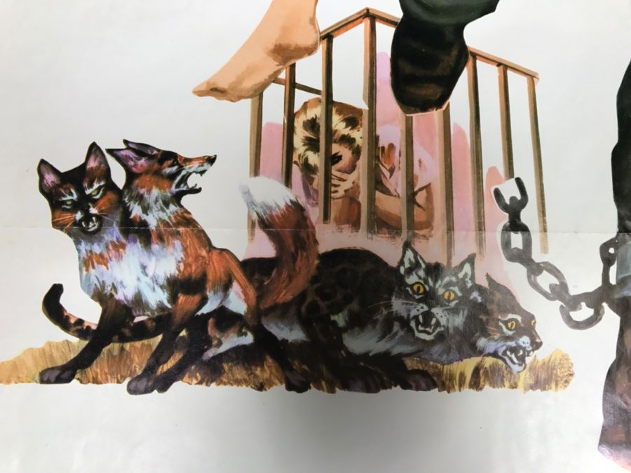 Vintage 1971 Litho Movie Poster 'The Incredible 2 Headed Transplant' - Some Edge Tears 71 Of 116 [Photo 10]