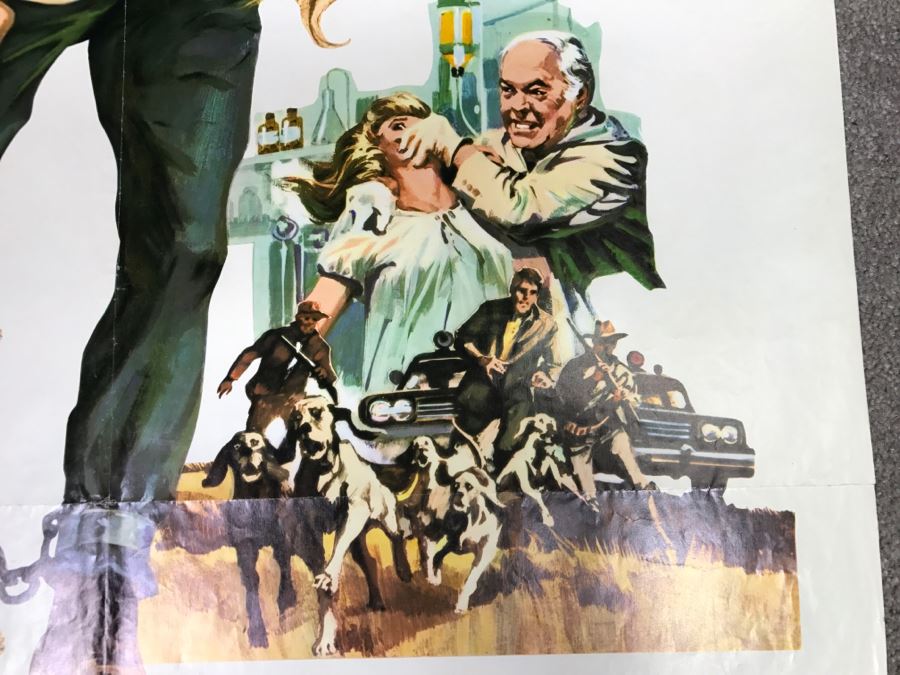 Vintage 1971 Litho Movie Poster 'The Incredible 2 Headed Transplant' - Some Edge Tears 71 Of 116 [Photo 7]