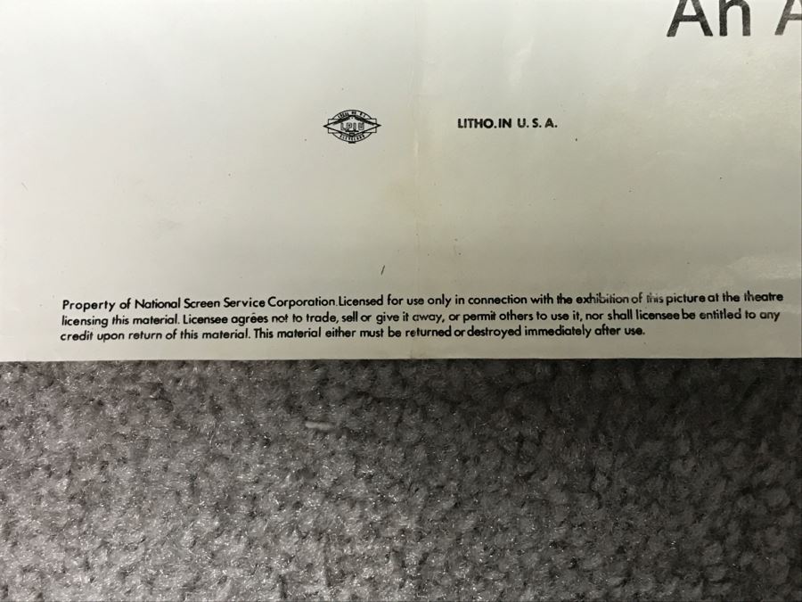 Vintage 1971 Litho Movie Poster 'The Incredible 2 Headed Transplant' - Some Edge Tears 71 Of 116 [Photo 12]