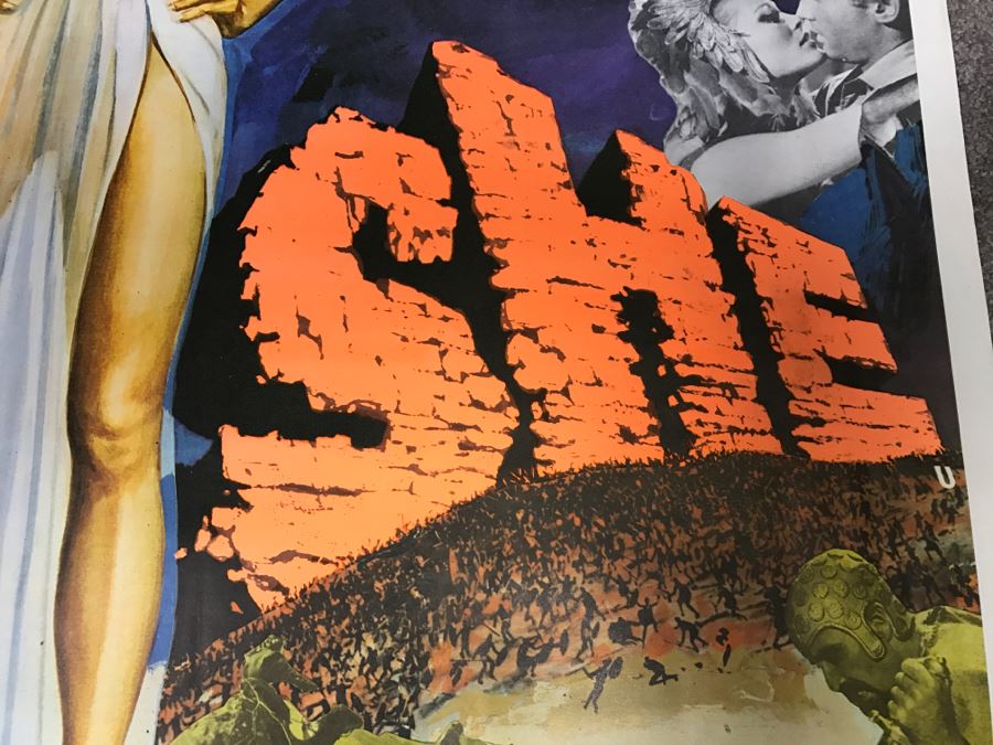 Vintage Litho Movie Poster Raquel Welch 'One Million Years B.C.' And Ursula Andress 'She' - Some Edge Tears [Photo 18]