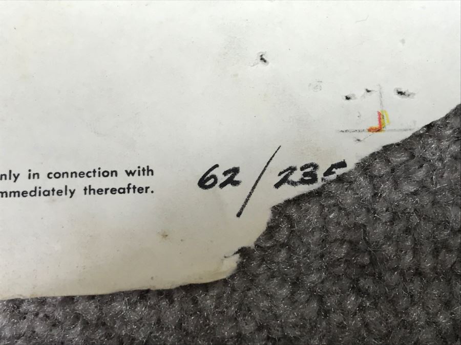 Vintage 1962 Litho Movie Poster 'Mighty Ursus' 62 Of 235 - Some Edge Tears [Photo 16]