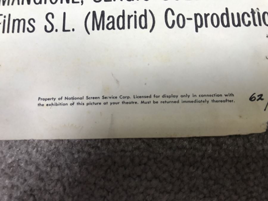 Vintage 1962 Litho Movie Poster 'Mighty Ursus' 62 Of 235 - Some Edge Tears [Photo 18]