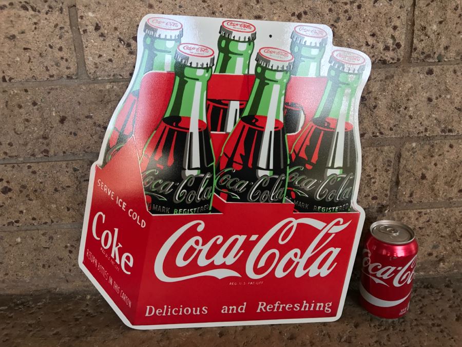Official Coca-Cola Licensed Metal Coca-Cola Advertising Sign [Photo 3]