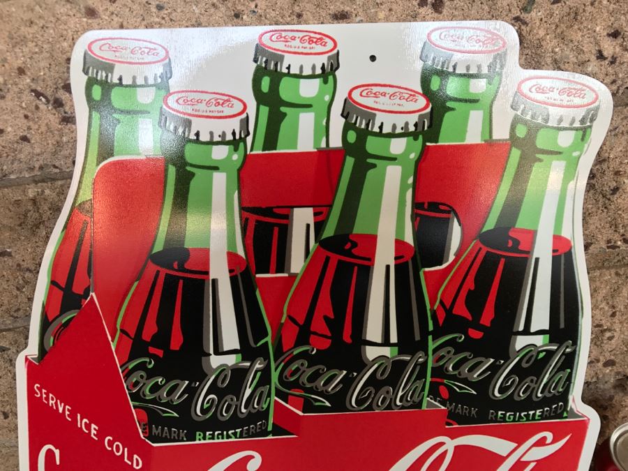 Official Coca-Cola Licensed Metal Coca-Cola Advertising Sign [Photo 4]
