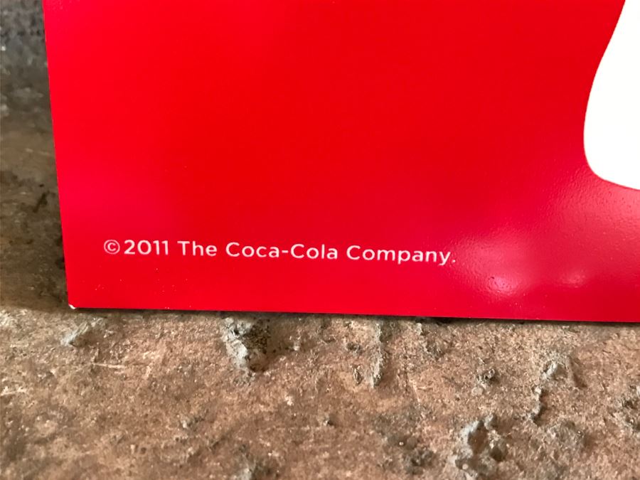Official Coca-Cola Product Open/Close 2-Sided Flip Sign [Photo 7]