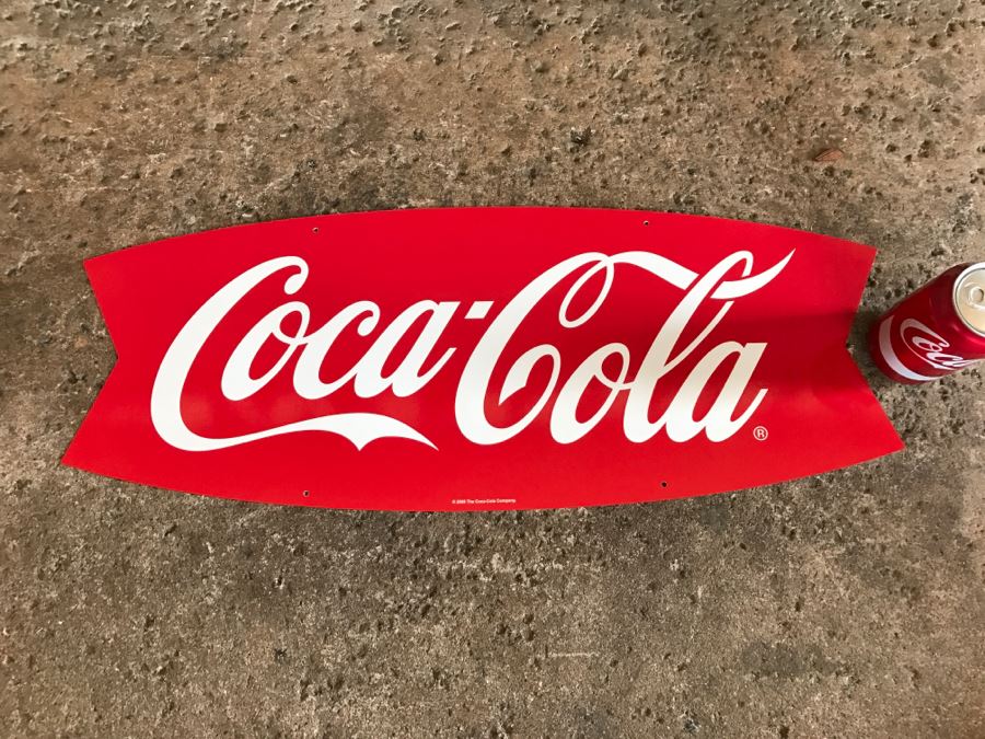 Official Coca-Cola Licensed Metal Coca-Cola Advertising Sign [Photo 4]