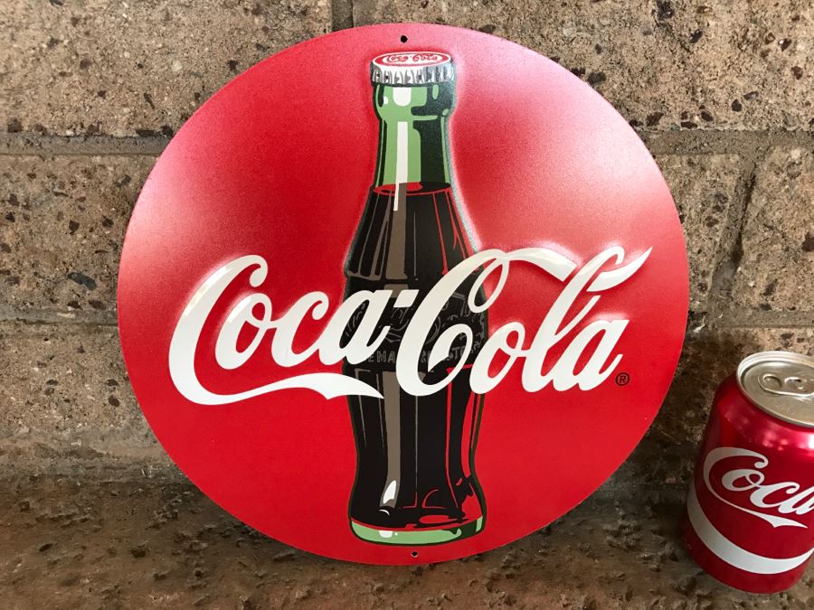 Official Coca-Cola Licensed Metal Coca-Cola Advertising Sign [Photo 2]