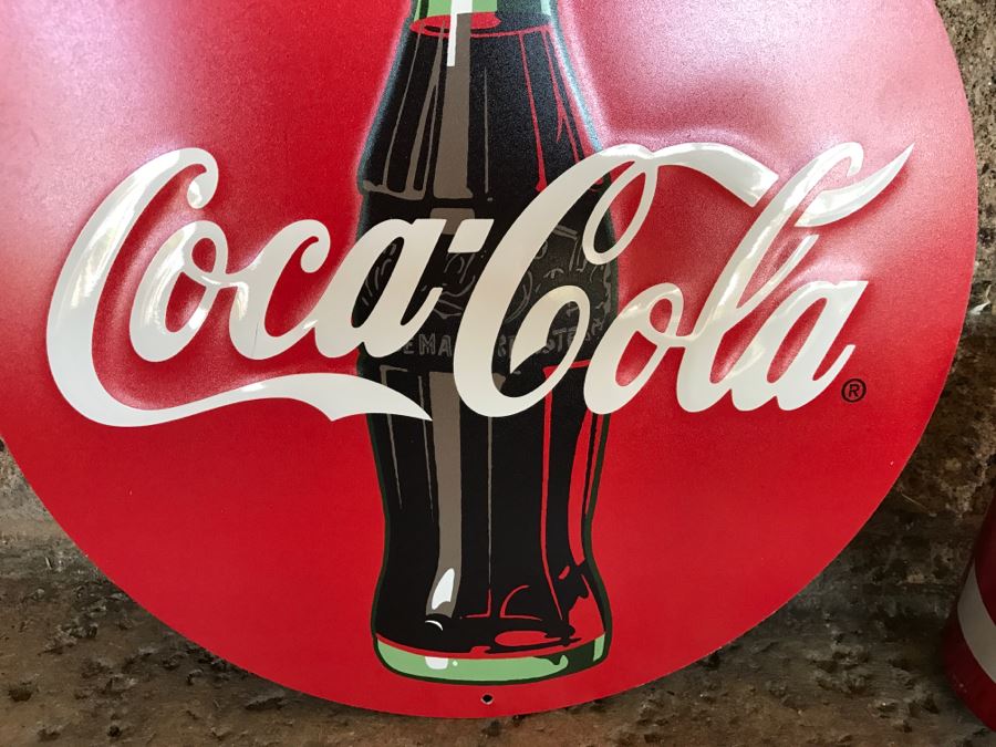 Official Coca-Cola Licensed Metal Coca-Cola Advertising Sign [Photo 4]