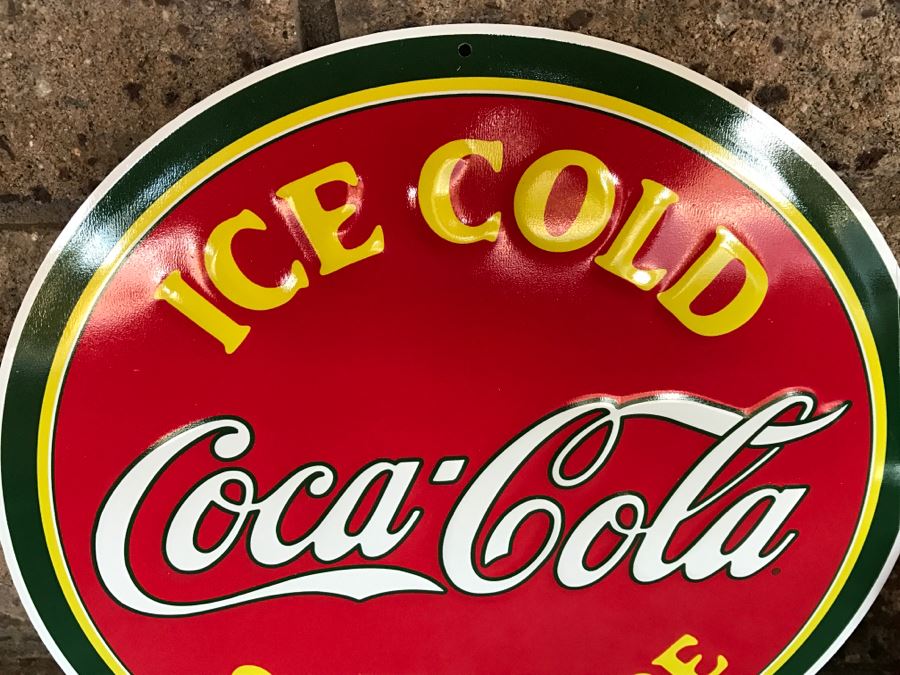 Official Coca-Cola Licensed Metal Coca-Cola Advertising Sign [Photo 3]