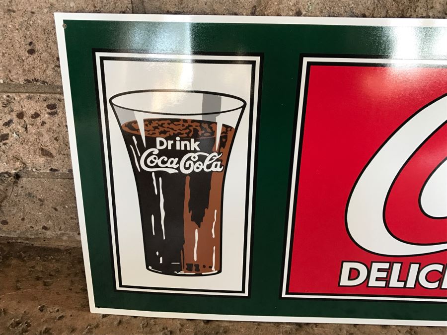 Official Coca-Cola Licensed Metal Coca-Cola Advertising Sign [Photo 3]
