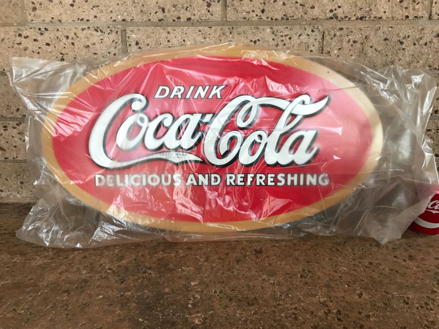 Official Coca-Cola Licensed Metal Coca-Cola Advertising Sign [Photo 3]