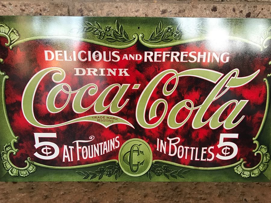 Official Coca-Cola Licensed Metal Coca-Cola Advertising Sign [Photo 5]